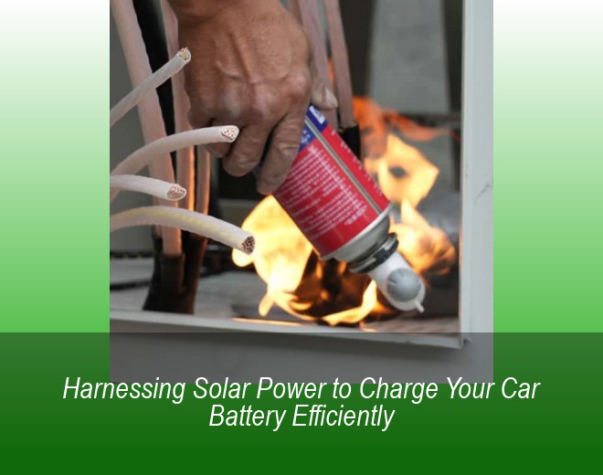 Harnessing Solar Power to Charge Your Car Battery Efficiently
